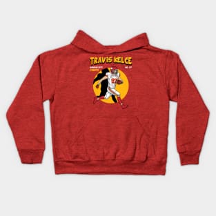 Travis Kelce Retro Graphic Kids Hoodie